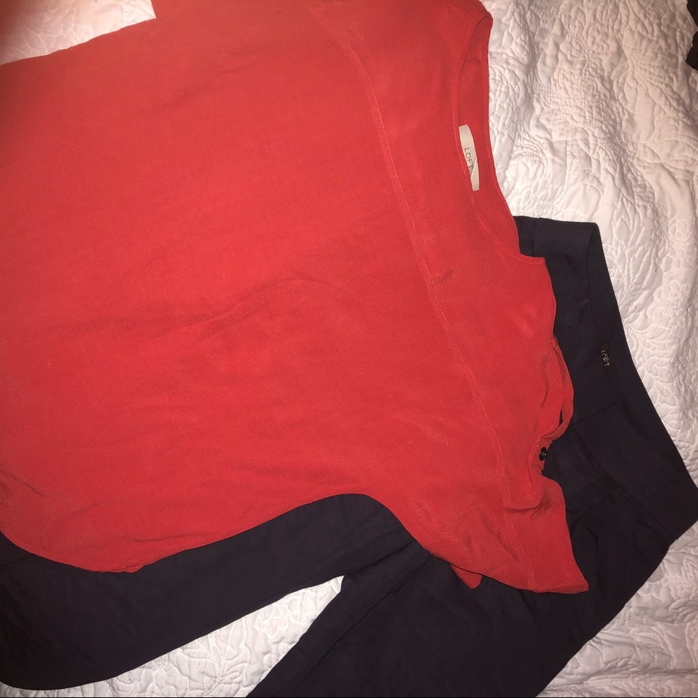 Loft Outfit shirt pants